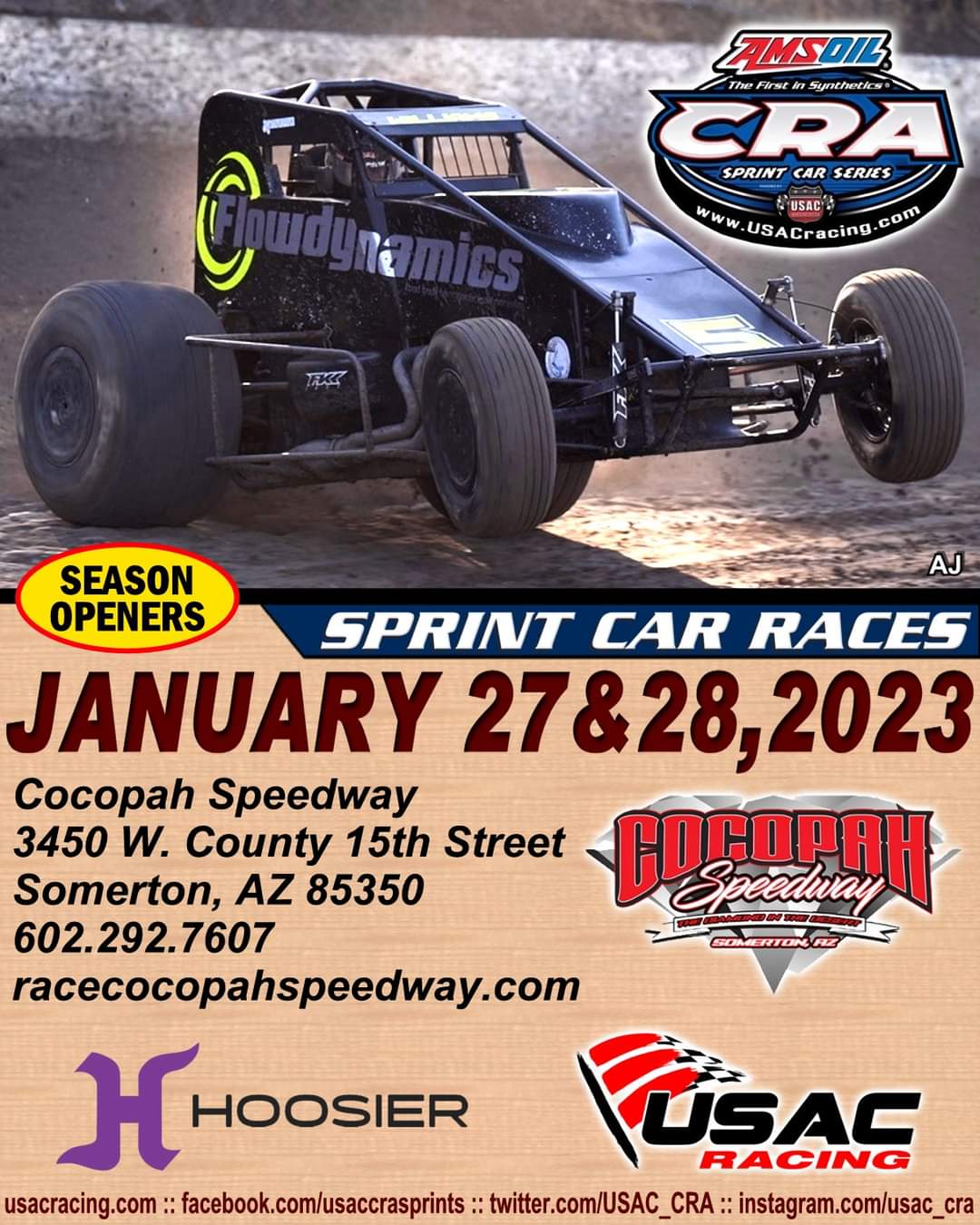 USAC/CRA Sprint Cars on Twitter "MARK YOUR CALENDARS! The 2023 Season