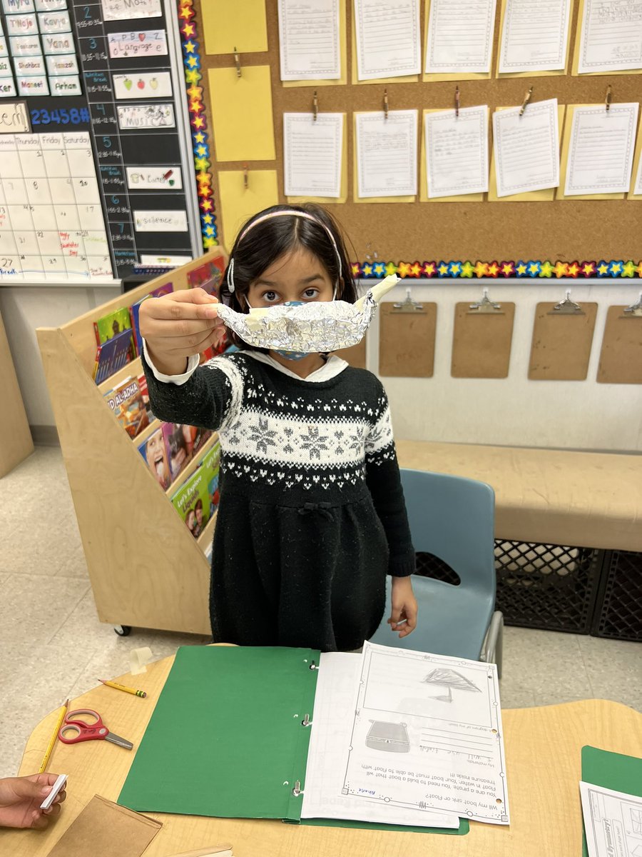 Putting all our learning about solids and liquids into action by making Pirate boats #science