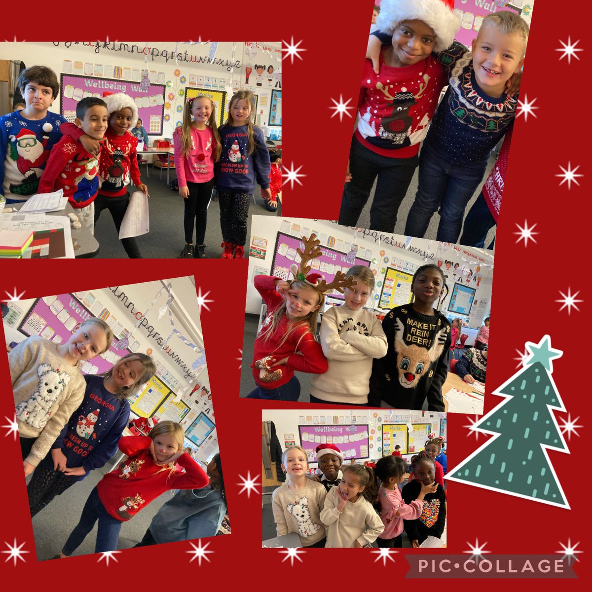 Christmas jumper day and a tasty Christmas dinner too!! thanks to our amazing dinner staff 🤩 <a href="/MissGillespie11/">Miss Gillespie🪴🌸🌞3G🌟</a>
