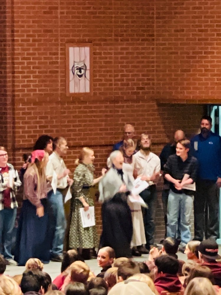 3rd Place at State One Act. Congratulations to the Whippet One Act Team! Grace was named best actress in Class B.