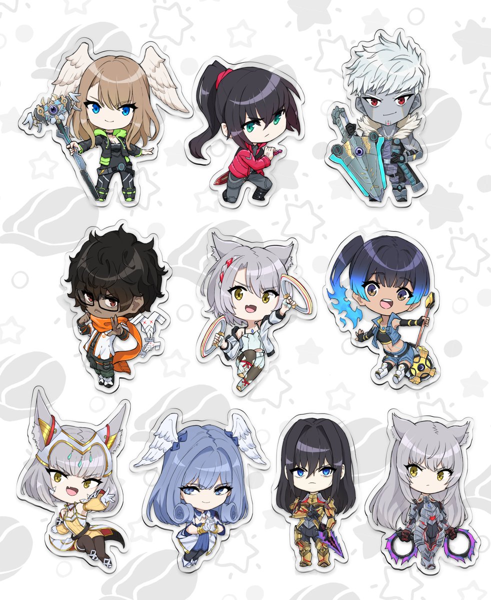 「2-inch acrylic charms of the xenoblade 3」|Grimmelsのイラスト