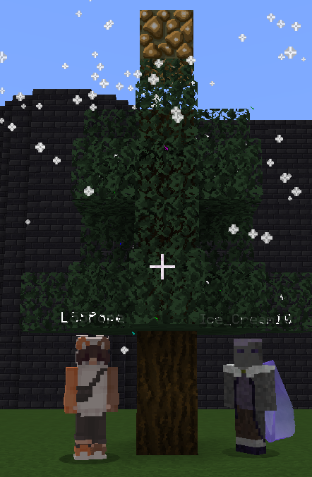 FatherWh0's tweet photo. Upgradable Christmas Trees are here! Check at /warp shops for instructions on growing your own. Yes, it gives gifts lol https://t.co/KwhknXD8sp