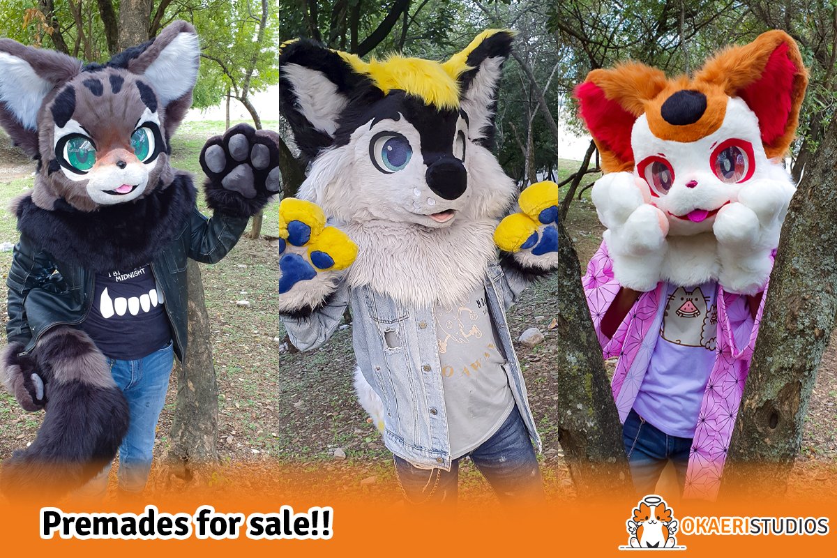 OkaeriStudios's tweet photo. Hello! We had a very difficult month and we hope this suits get adopted soon so we can be better (Ｔ▽Ｔ)/

RTs are HIGHLY appreciated!! 💞
Thank you so much! ଘ(੭ˊᵕˋ)੭* ੈ✩‧˚

More info below ⤵️
#fursuit #fursuitsale https://t.co/uzw3t8h9vv