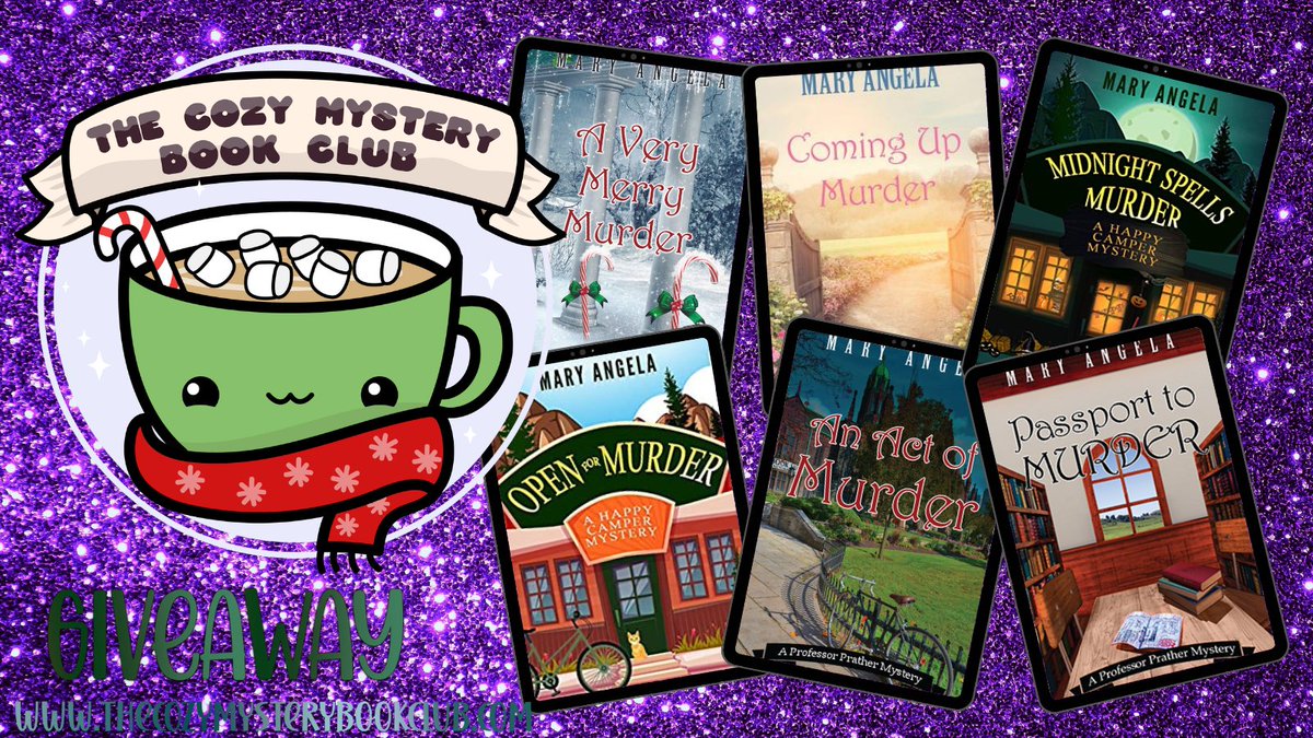 ✨⭐️GIVEAWAY⭐️✨
LIKE &amp; RETWEET for your chance to win a paperback from author Mary Angela <a href="/marypensmystery/">Mary Winters</a>. 

#12DaysofCozies #sleuthers #thecozymysterybookclub