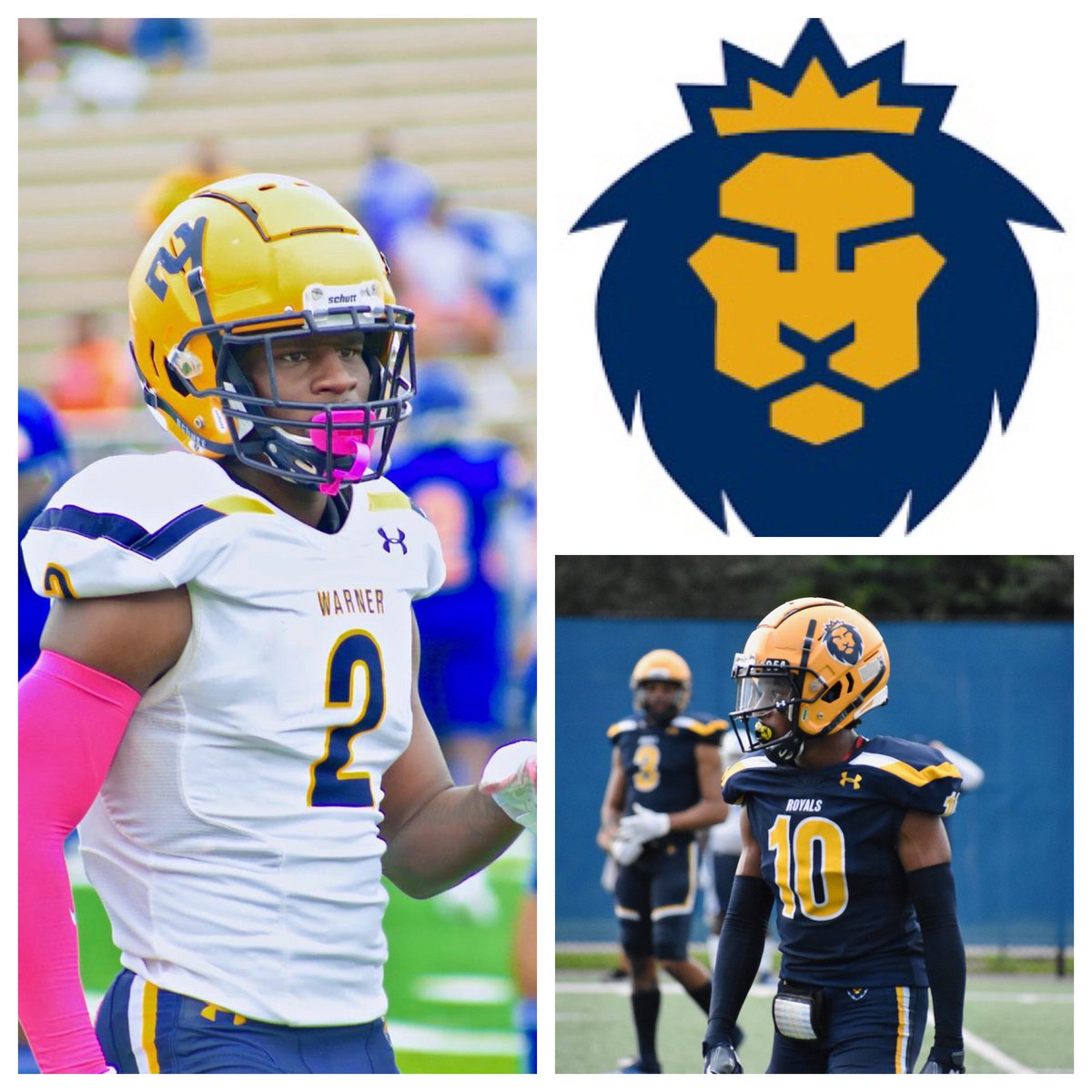AGTG…Warner Offered💙💛 @CoachWynnWarnU <a href="/WarnerUFootball/">Warner Football</a>