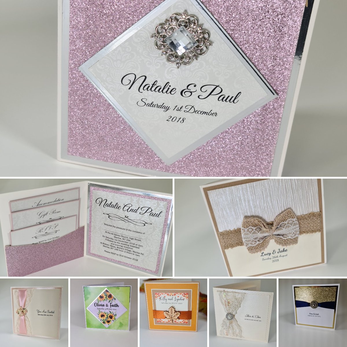 New website still needs a little work but getting there.  For all of your wedding stationery needs please check us out yorkshireinvites.co.uk