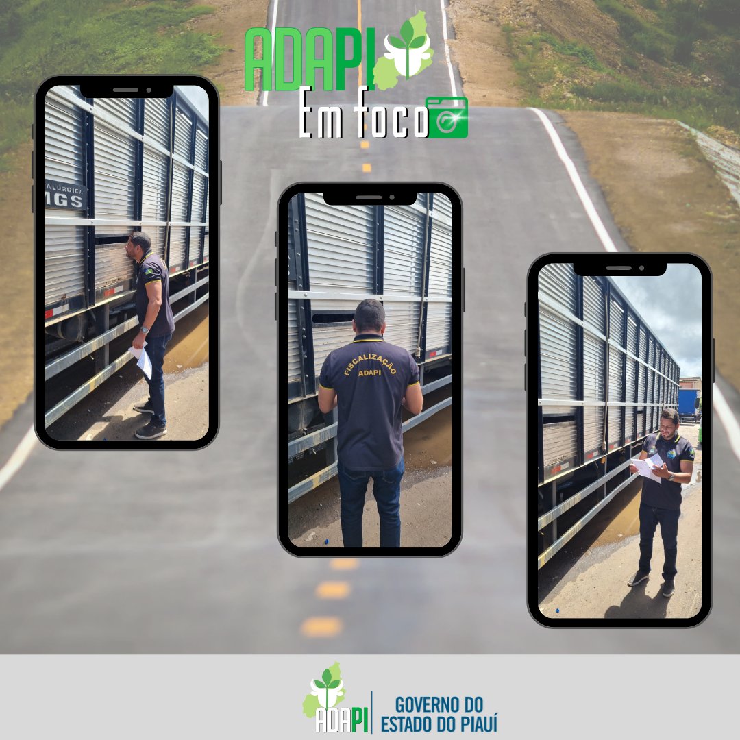 adapi_pi's tweet image. A fiscalização de animais, produtos e subprodutos são medidas de proteção sanitária feita por nós em 10 postos nas divisas do Estado para previnir a introdução de doenças dos animais e vegetais bem como salvaguardar a saúde pública e os interesses econômicos do Estado. 
#adapi