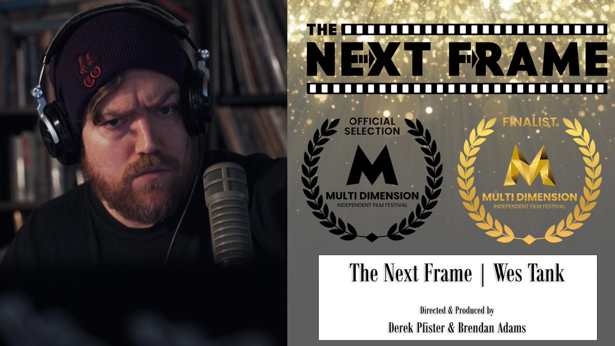 Our team is pleased to announce that “The Next Frame” has been selected as a FINALIST in the <a href="/MDIFF21/">Multi Dimension Independent Film Festival</a>! 

Our episode featuring <a href="/wes_tank/">wes tank</a> of Tankthink and StoryRaps was selected in the BEST WEB-SERIES category. 

#thenextframe #milwaukee #filmmaking #westank #storyraps