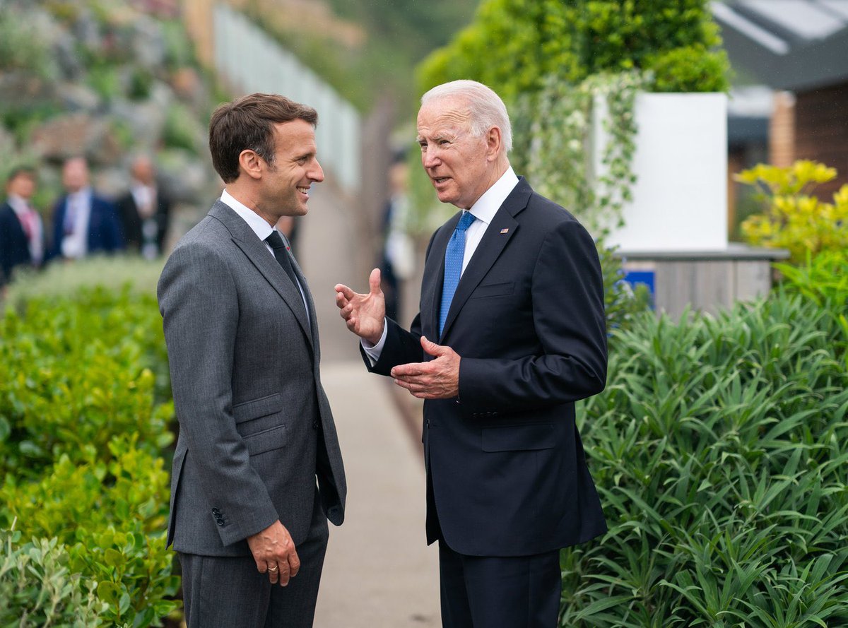 aksmmedia's tweet photo. While the relationship between France and the United States has been historically strong, the French state visit has come at a time when the two nations need to work through some issues and get back to their former strength as an allyship.
(📷 Adam Schultz/White House) https://t.co/sne6DQM6gi