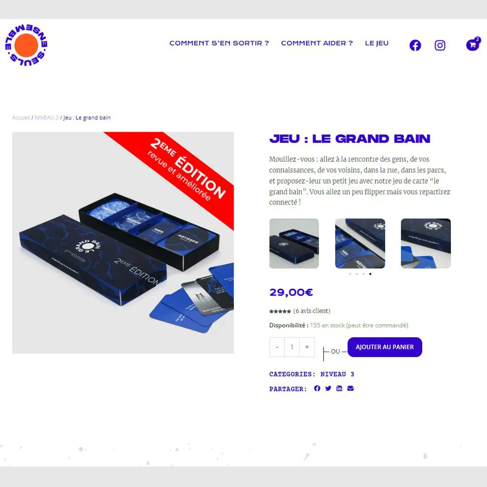 Majestart's tweet photo. On a trouvé votre idée de cadeau : Le jeu le Grand Bain c'est un jeu pour créer du lien et passer des soirées mémorables avec sa famille et ses amis. Commandez le jeu en ligne et soyez livré en 4 jours ici :  https://t.co/ufLJGuBLJS (lien dans la bio) https://t.co/ASaIONkK1A