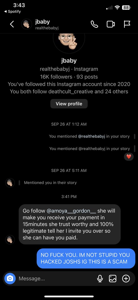 Irbyj216's tweet photo. @theebaabyj they just tried to message me this shit https://t.co/RAUP7odZXk