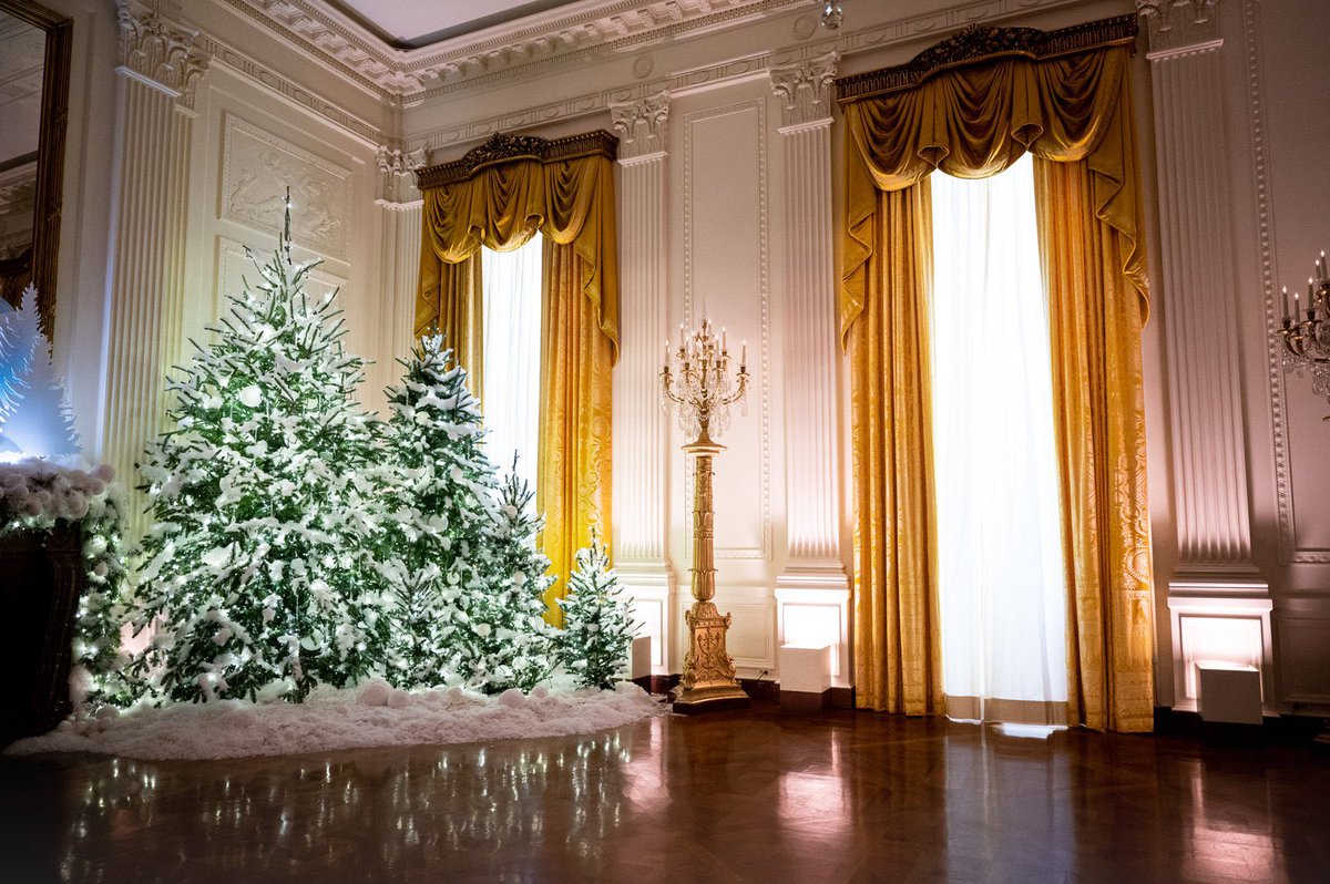aksmmedia's tweet photo. First Lady Jill Biden reveals the official theme of this year’s holiday decorations at the White House: We The People; which focuses on the history and traditions of everyday Americans. https://t.co/pkKGHeTW4I