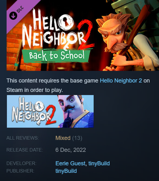 Hello Neighbor 2: Back to School