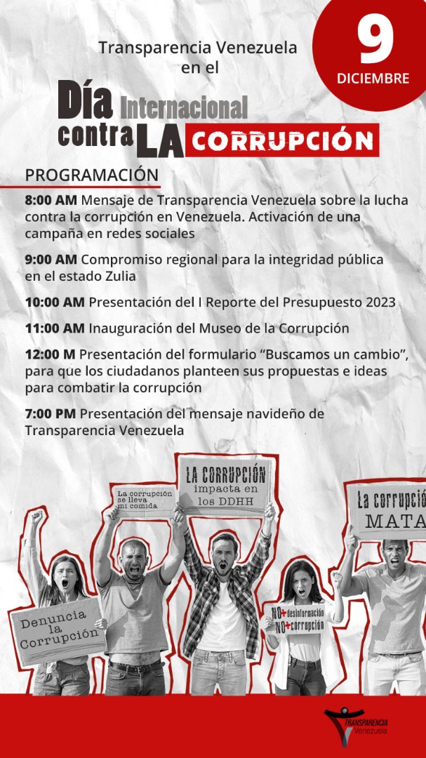NoMasGuiso's tweet photo. Con esta programación conmemoramos este  #DiaInternacionalContralaCorrupcion https://t.co/jZWhaNqFZH