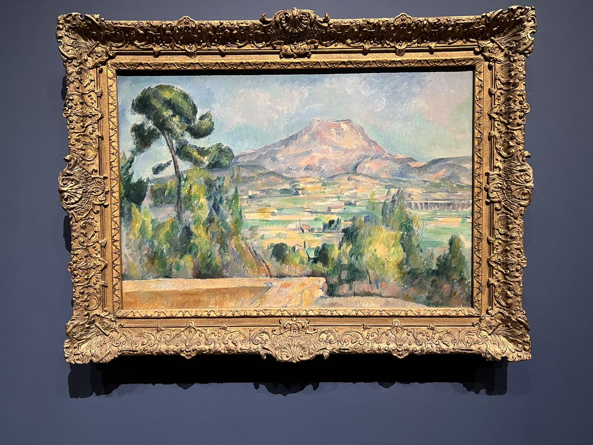 Thank you to @EC_ismyname for Birthday treat to see Cezanne. We need to go back! X
