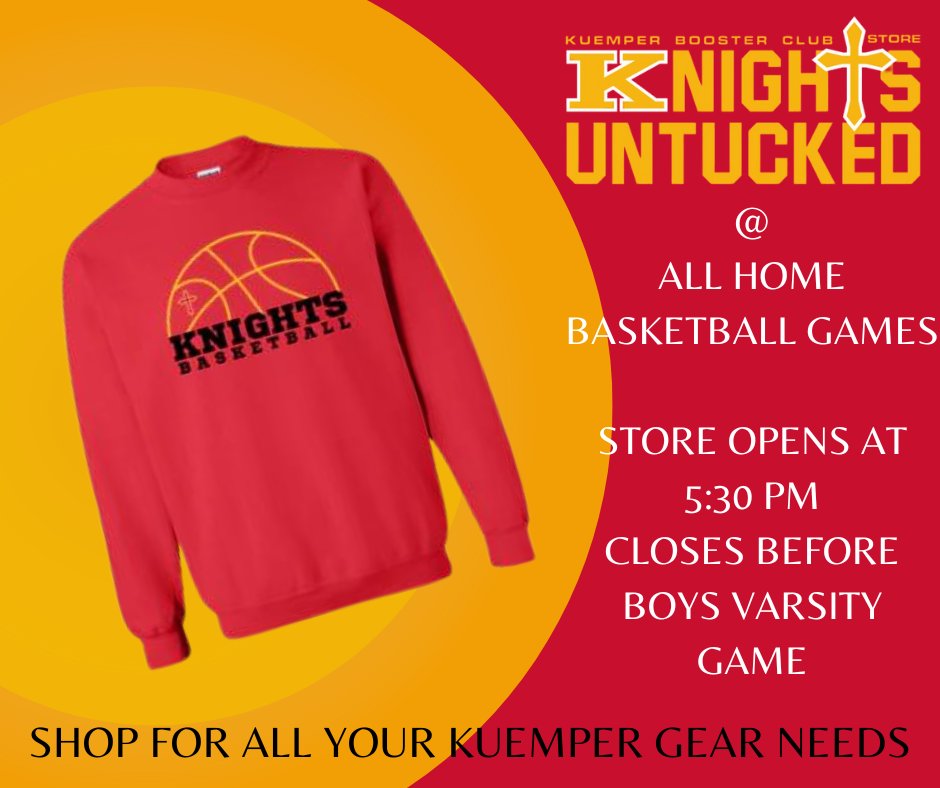 Stop by tonight and SHOP Knights Untucked!