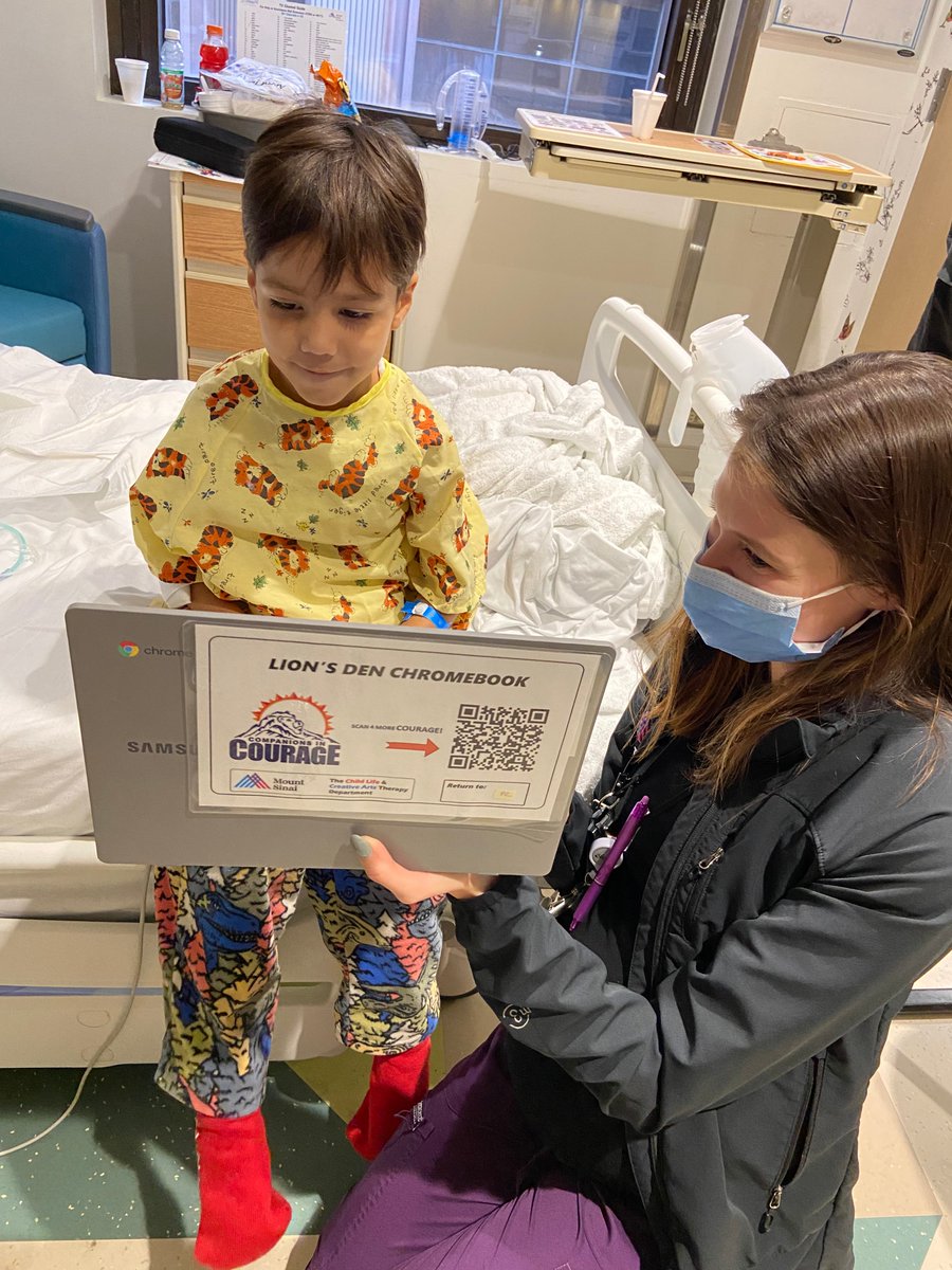 MountSinai ChildLife tweet media