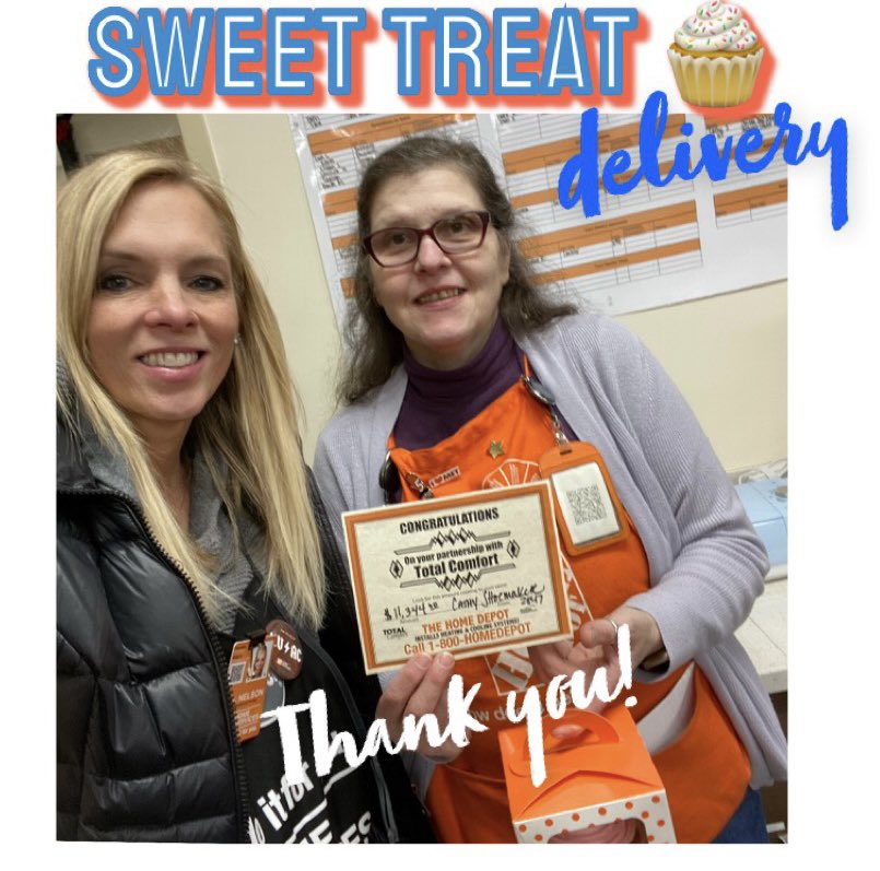 Sweet treat delivery for these two sweet girls 🧁🧁🙌🙌‼️ Thank you Fay &amp; Cathy for putting in two sweet leads that turned two sweet sales for team 2️⃣8️⃣4️⃣7️⃣ 🙌🧁💥‼️YAY‼️#cupcakes4cash #HVAC #crushingit #proudpartners <a href="/THDhvac/">Viviane Essex</a> <a href="/CampSweenScott/">Scott Sweeney</a> <a href="/john_haussner/">John Haussner</a>