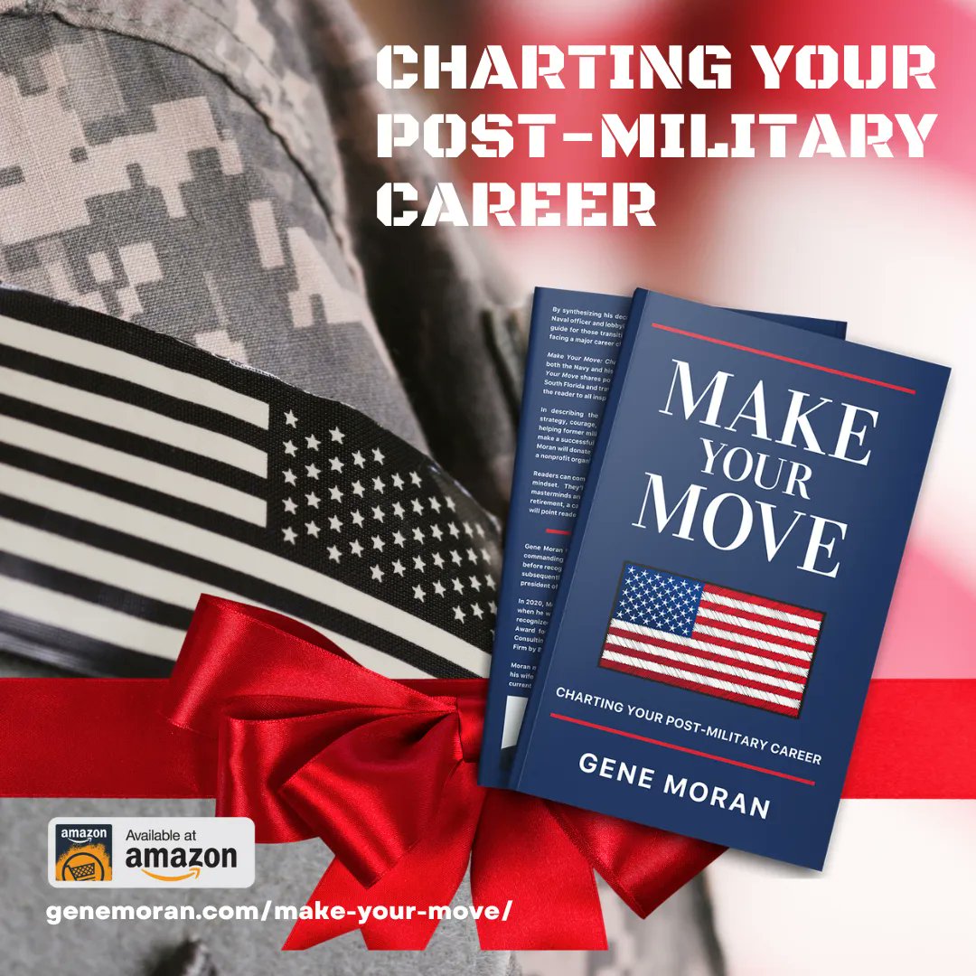 GeneMoranCI's tweet image. The perfect gift for the veteran in your life.  If you are charting your post-military career, this book is for you.  All proceeds go to @FreedomFightOut in support of our injured service members.  Order your copy at Amazon #veteranshelpingveterans #veterans #militarycareer #book