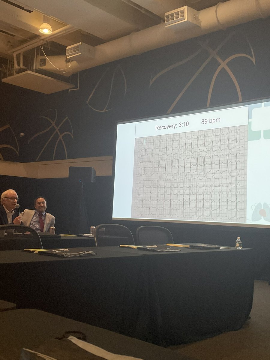 WPW in an athlete with low risk pathway by stress. To ablate or not? @eugenechung01 #sportcardiology
