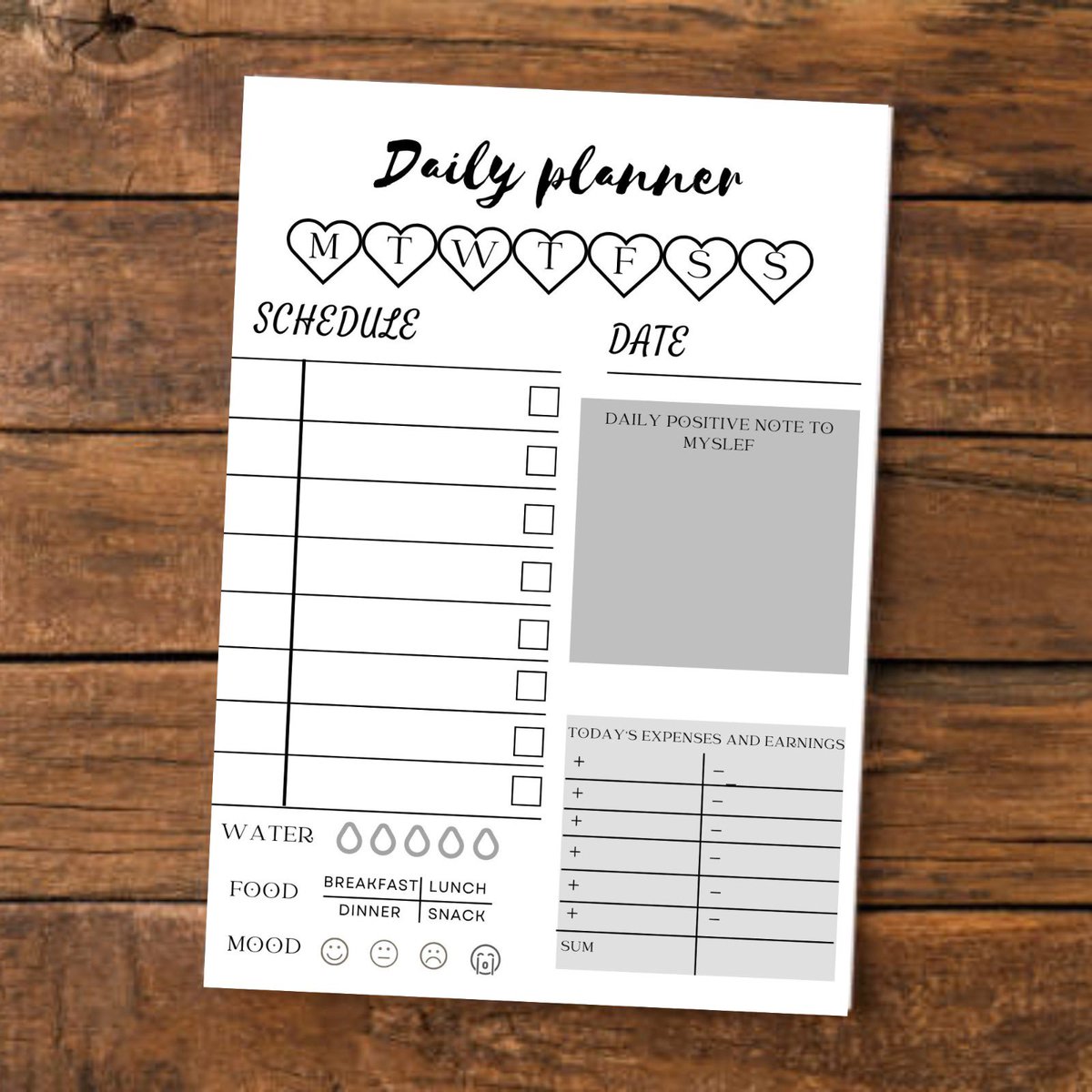 TrendingViewB's tweet image. etsy.com/listing/135293… daily planner only on Etsy #dailymotivation #dailyplanner #Planner #planning #Budget2023 #planner2023 #selfcare