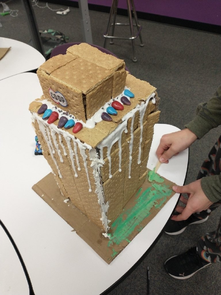 398Usd's tweet photo. 6th Grade tying in gingerbread building with learning about goods and services of local businesses.
Next week they will be joining a zoom meeting with Education Imagine Academy in Wichita to share their projects. https://t.co/aS7JECWEzc