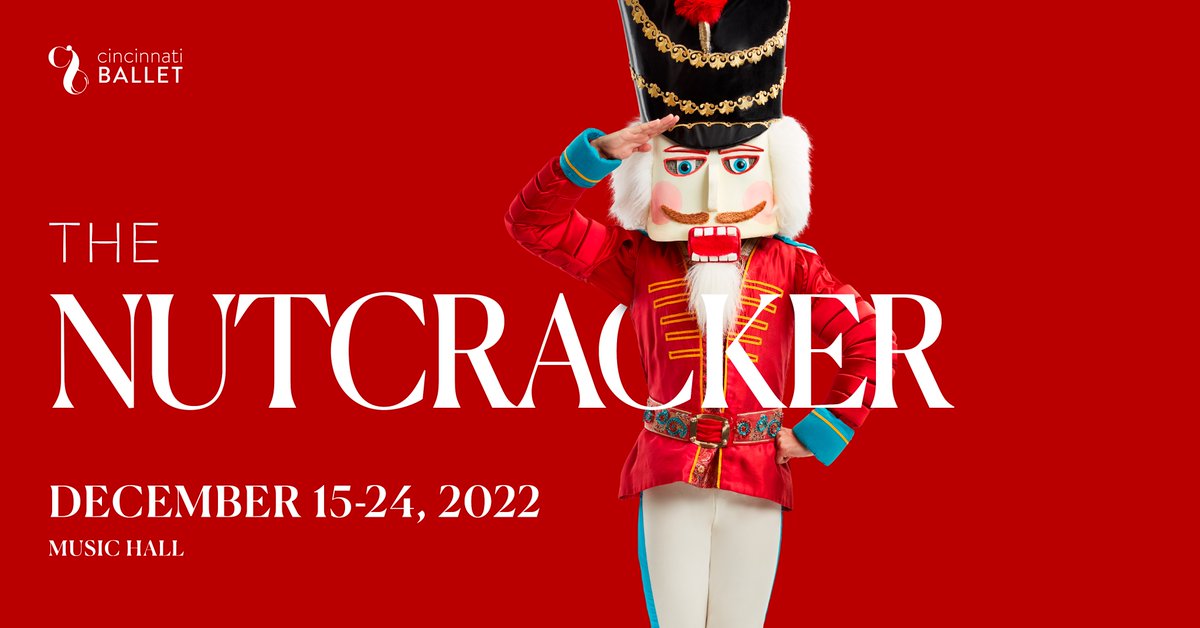 CincyBallet's tweet photo. Celebrate the season with us, from December 15 to 24, at @musichallcincy. 

Tickets as low as $29, purchase now at #linkinbio 
-
#cincinnatiballet #ballet #cballet #nutcracker #thenutcracker #snowqueen #cincinnatiarts #cincinnati #tistheseason https://t.co/rVd8bxKosu