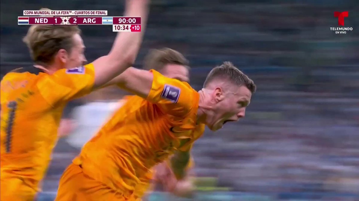 NBCSports's tweet photo. WOW WOW WOW WOW WOW WOW.

NETHERLANDS TIE IT UP! 

#FIFAWorldCup | #NED https://t.co/pcuMWSIdzG
