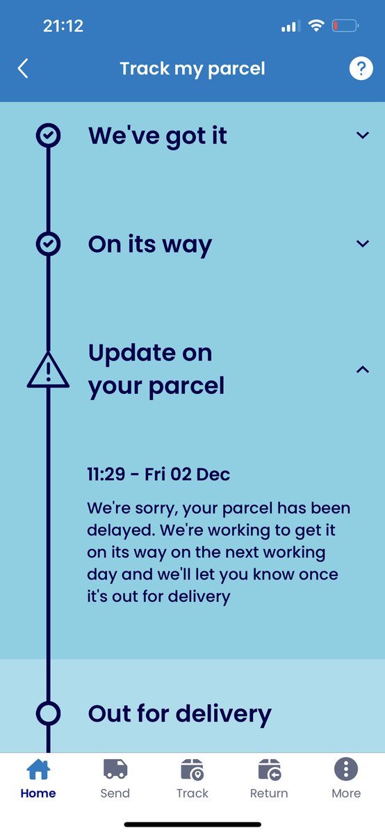 adelelassu's tweet photo. @BBCWatchdog 2 parcels lost by Evri over the last few weeks from my business, both are saying the attached screen shot. I’ve called Evri and had no success other than being charged 7 pounds a call I was on 20’seconds and 5 pound for two texts they sent me which I didn’t signup to https://t.co/5hS7FVGLaH