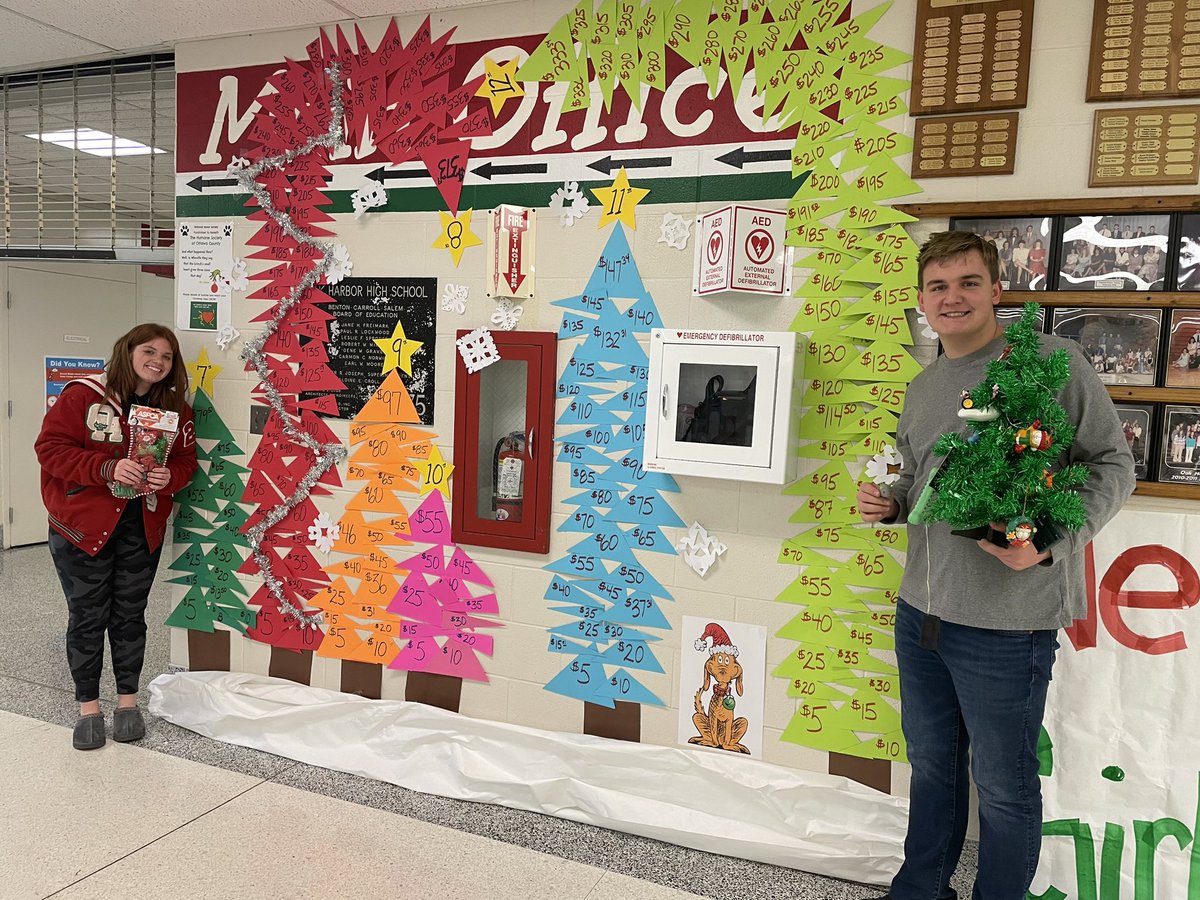 oakharborNHS's tweet photo. Today we ended our Ottawa County Humane Society fundraiser strong - everyone should be proud!💚❤️

1st Place: 8th Grade ($373.19)
2nd Place: Seniors ($333.54)
3rd Place: Juniors ($147.34)
4th Place: Freshman ($97.00)
5th Place:  7th Grade ($79.50)
6th Place: Sophomores ($55.00) https://t.co/t5PcLNqjDL