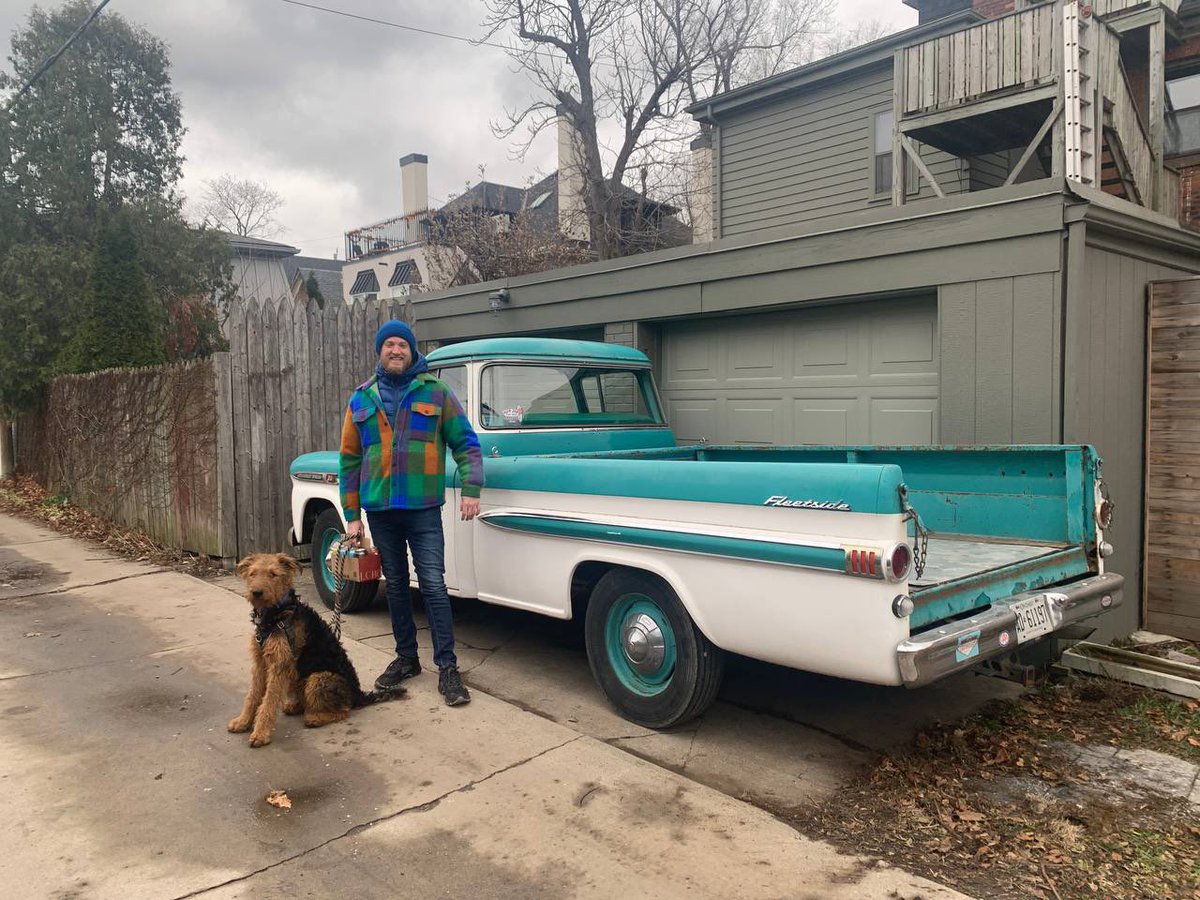 iancrogers's tweet image. This is what XLI looks like. 🎉🎂🎈

#chevroletapache #airedaleterrier #hamont #canada #lifeisgood @cyberdoodles