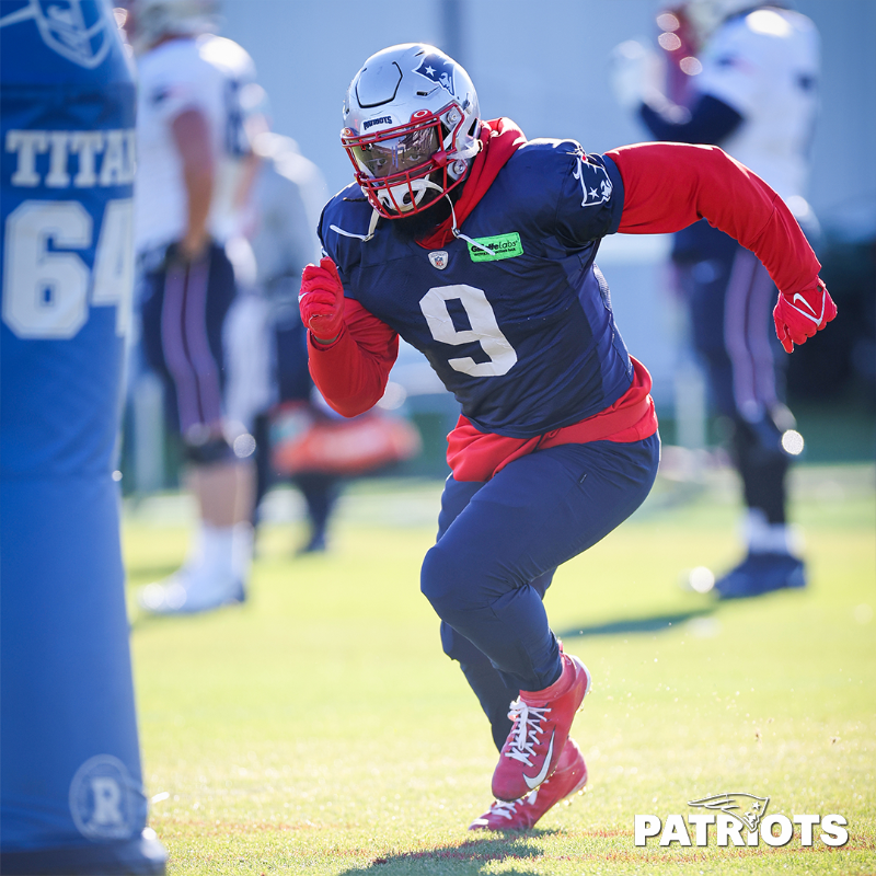 Patriots's tweet photo. MNF prep.

📸: https://t.co/UmULF18W80