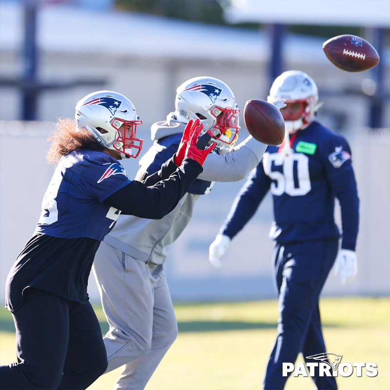 Patriots's tweet photo. MNF prep.

📸: https://t.co/UmULF18W80