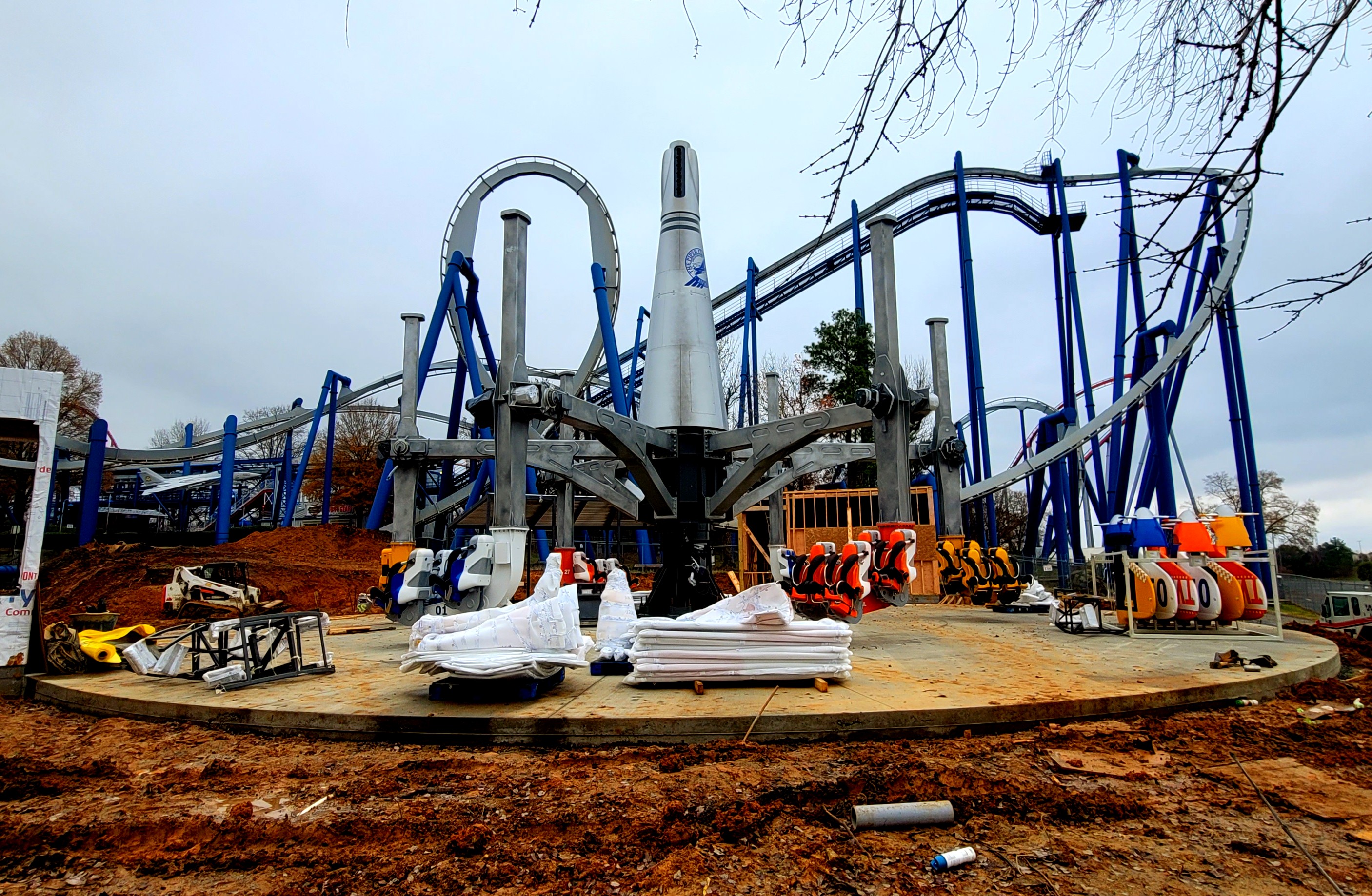 Carowinds on Twitter "🚧 CONSTRUCTION UPDATE Air Racer is the first