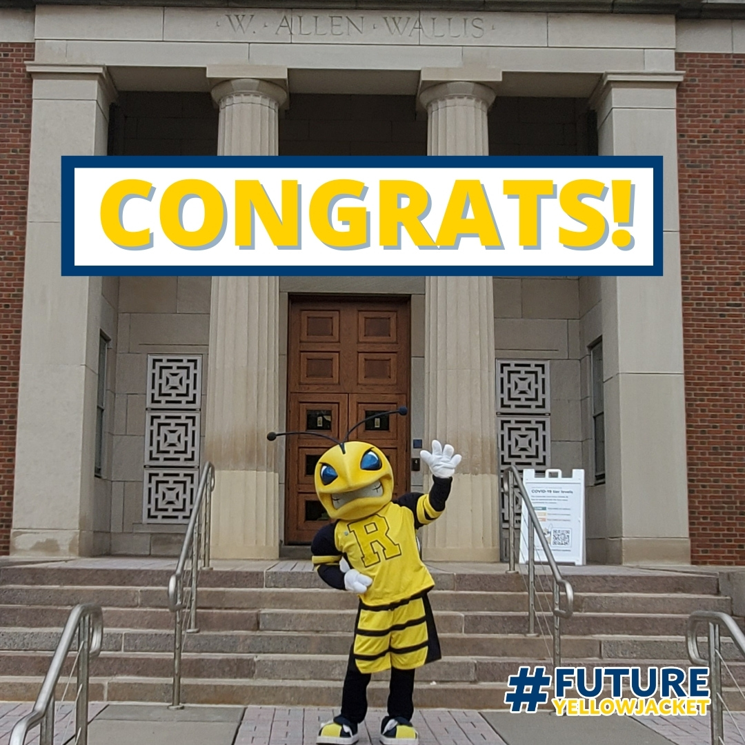 URAdmissions's tweet photo. Congratulations to all students admitted to the University of Rochester this evening! And, welcome to the Yellowjacket family! #FutureYellowjacket
#UR2027 https://t.co/qmuTjHg72i