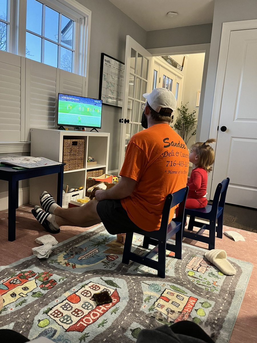 HEINTZtomato's tweet photo. @ZzubEvil  when you want to watch the World Cup but you have a toddler https://t.co/4Zxbu5pxRp
