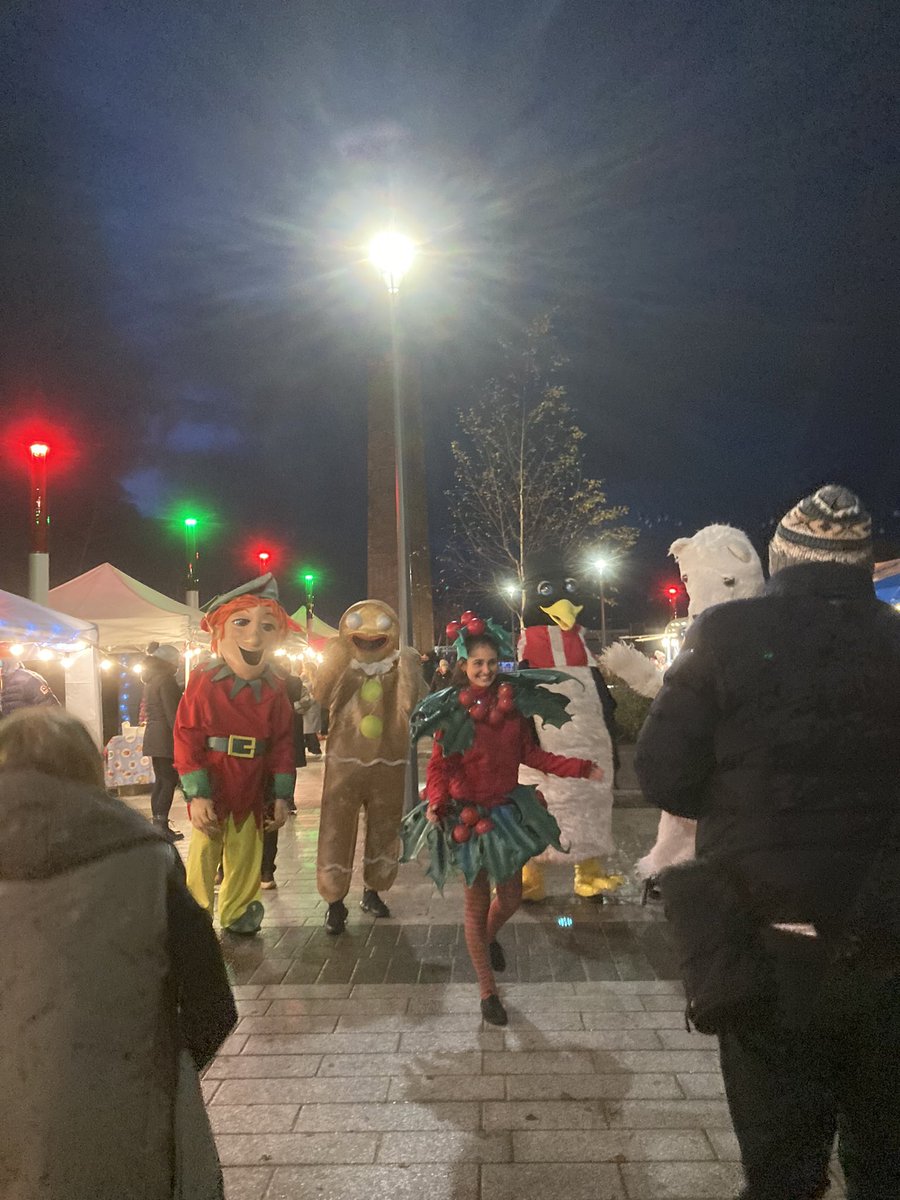 The lights of Tralee shone brightly tonight #tralee #christmasinkerry #community #teamwork