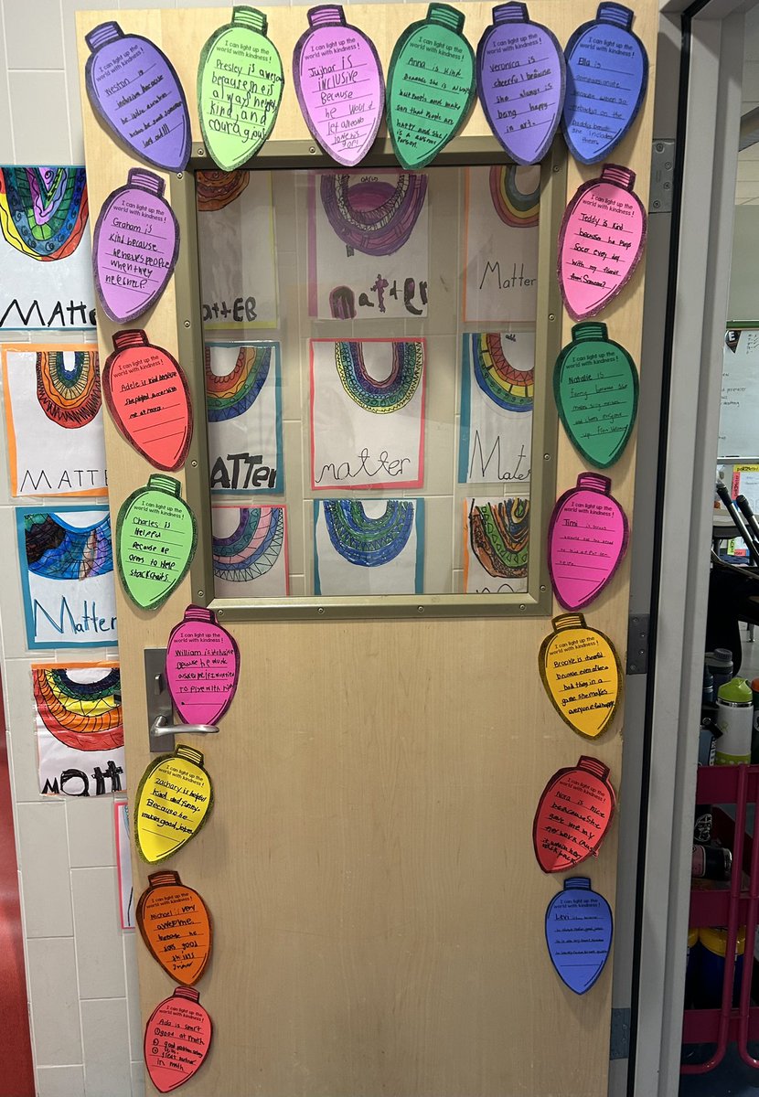 Lighting up our room with kindness 💡💕