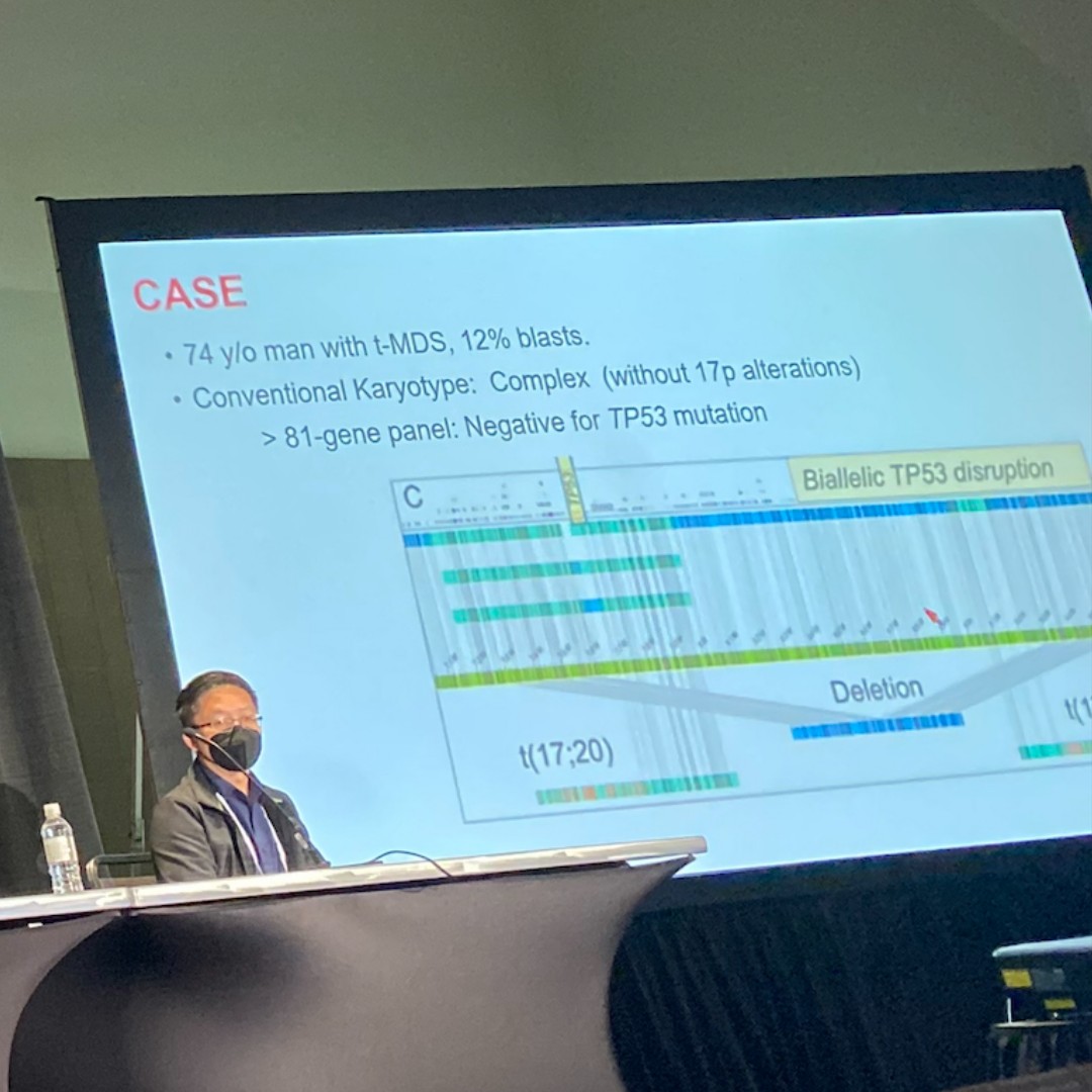 bionano's tweet photo. Thank you Dr. Kanagal-Shamanna - Great talk at #ASH22 Scientific Workshops! We loved hearing that you found informative biomarkers detected by #OGM that were missed by other standard of care + you were able to detect a case of biallelic TP53 disruption by OGM! #SVsMatter #bionano https://t.co/AFUhcMHhKw