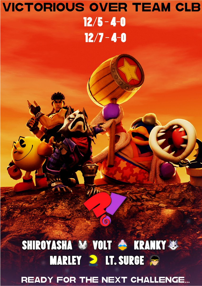 Wanted to thank our Team POW?! crew battle players who made the trek down to San Diego and back up to LA, winning on both fronts against the <a href="/trulycalibrated/">Calibrated Productions</a> team!

<a href="/Kranky1_/">ØWL | Kranky</a> 
<a href="/salsadipserg/">Surge</a>
<a href="/marles93/">Marley 🫦</a> 
@SSsalvation0 
<a href="/TheKidVolt/">Volt</a> 

Here's to you!

Graphic by <a href="/Retr0Artist/">Retr0(GFX Artist for hire)</a>