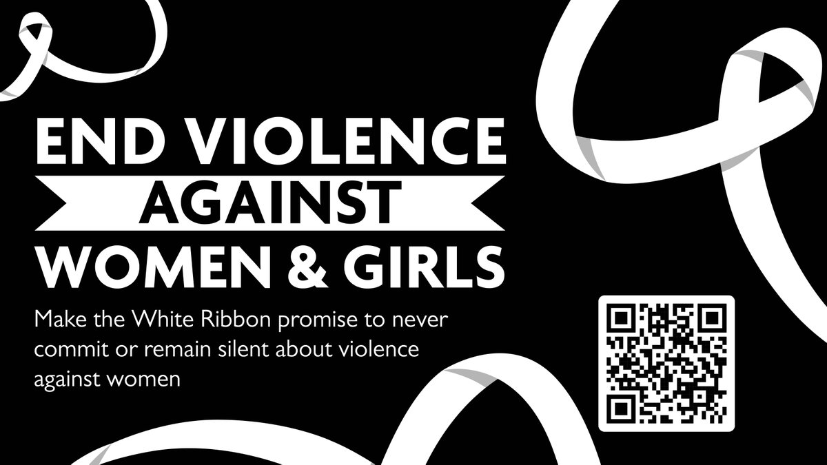 Today marks the last day of the #16DaysOfActivism 

It's 2022 and violence is still a real threat to too many women and girls.

We're asking our residents to take the <a href="/WhiteRibbon_UK/">White Ribbon UK</a> pledge to never commit or remain silent about violence against women. Will you make the promise?