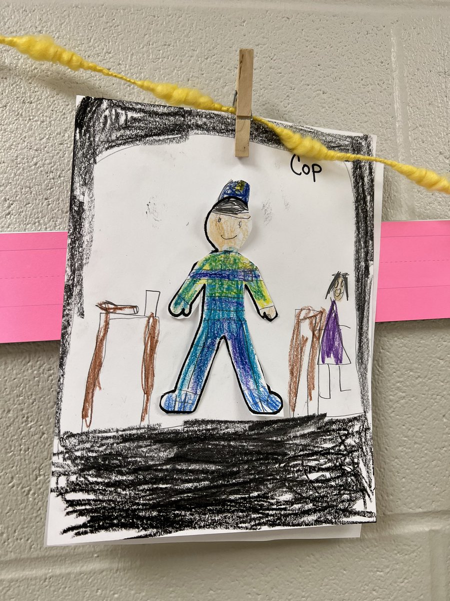 First graders displayed what jobs they are interested in, decided if it provided a good or a service and discussed what skills they would need. 👏