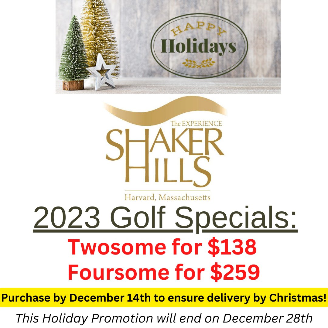 Shaker Hills C.c. (@Shakerhills) / Twitter