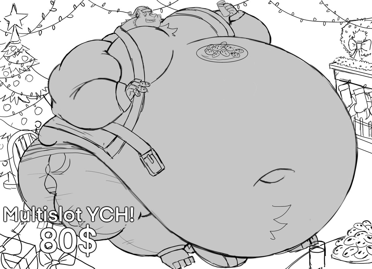 I’m open for Christmas multislot YCH! -price $80 for full shaded work with background -any species, only male characters -details may be changed or added! -10 slots available! I will try to finish it within 3 weeks please DM if you interested! 🔁retweets really appreciated!