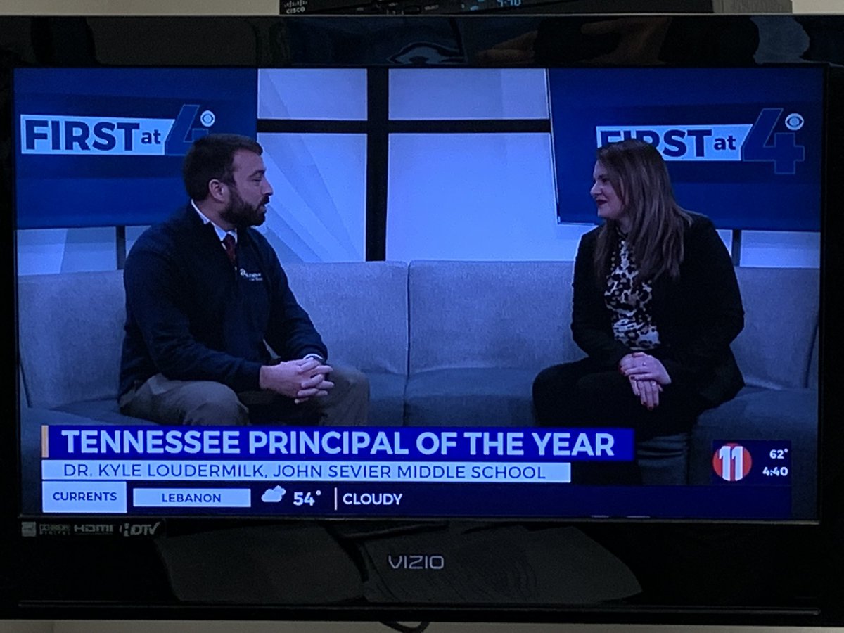 Dr. Andy True (@andytruekcs) on Twitter photo Excited to see Tennessee’s principal of the year, our very own <a href="/KyleLoudermilk1/">Kyle Loudermilk</a>, featured on <a href="/WJHL11/">WJHL</a> this afternoon with @Anslee_WJHL! <a href="/KCS_Sevier/">The John Sevier Middle</a> Excited to see Tennessee’s principal of the year, our very own <a href="/KyleLoudermilk1/">Kyle Loudermilk</a>, featured on <a href="/WJHL11/">WJHL</a> this afternoon with @Anslee_WJHL! <a href="/KCS_Sevier/">The John Sevier Middle</a>