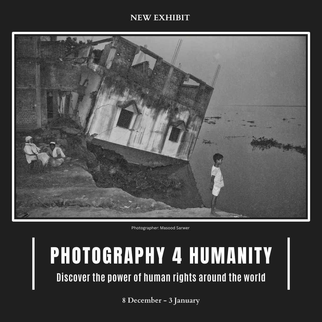 UN's tweet photo. Photographers from around the world capture how the climate crisis is affecting human rights in a new exhibit. 

Explore the stories of women, children, minorities &amp; marginalized communities affected by the climate emergency here: https://t.co/mZbtFQWxv3 https://t.co/R5vKtUkgF1