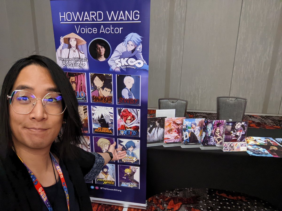 All set up in the exhibitor hall, which opens up at 2pm!
I'll be signing all weekend so feel free to swing by! 🔥