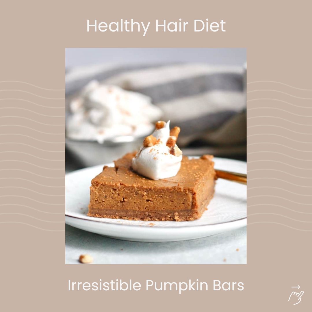 getgrofully's tweet photo. Holiday treats can lead to long hair?

Yes! These irresistible pumpkin bars are packed with minerals like potassium and zinc, two key players when it comes to growing long, healthy hair.

Who knew growing your hair could be so delish? https://t.co/SmcM9mjXWO