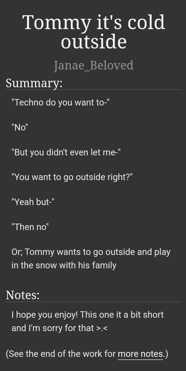 HeartFromSoleil's tweet photo. ⛄️Tommy it's cold outside❄️
>Sbi one-shot
>1.6k words
>Beta by: @LemonBi_
#lemonficevent #ficadvent2022 #sbific
>Link: https://t.co/wVle4bWzkQ https://t.co/HcKx1ae0nJ