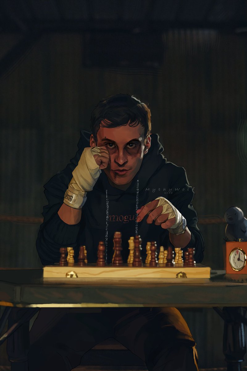 MythyWolf's tweet photo. Its the guy who points and crow and stuff.

Pretty rad pic @PointCrow just had to draw it.
#fanart #digitalart https://t.co/8JyCNNOfi4